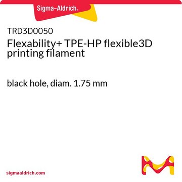 Flexability+ TPE-HP flexible3D printing filament black hole, diam. 1.75&#160;mm