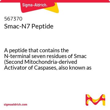 Smac-N7 Peptide A peptide that contains the N-terminal seven residues of Smac (Second Mitochondria-derived Activator of Caspases, also known as DIABLO) and promotes procaspase-3 activation at around 10 &#181;M.