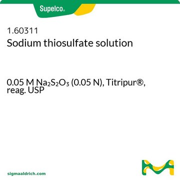 Sodium thiosulfate solution 0.05 M Na2S2O3 (0.05 N), Titripur®, reag. USP