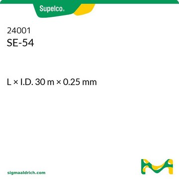 SE-54 L × I.D. 30&#160;m × 0.25&#160;mm