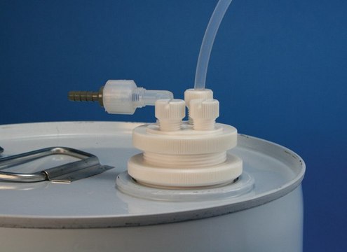 VerSA-Flow&#8482; can and drum dispenser Low-flow pressure-delivery cap with 2 in. NPT thread