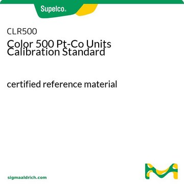 颜色 500 Pt-Co 单位校准标准品 certified reference material