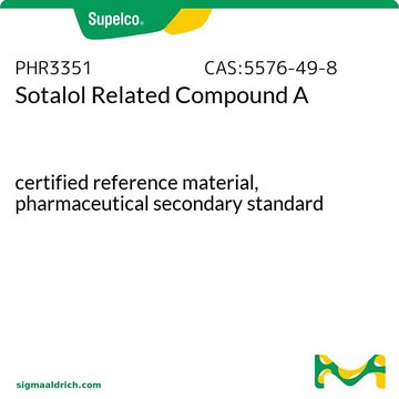 Sotalol Related Compound A certified reference material, pharmaceutical secondary standard