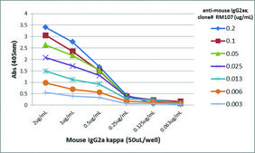 Anti-Mouse IgG2a kappa-Biotin antibody, Rabbit monoclonal recombinant, expressed in HEK 293 cells, clone RM107, purified immunoglobulin