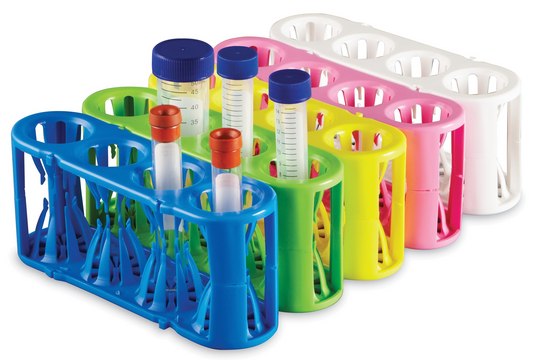 Adapt-a-Rack&#174; Flexible Multi-Tube Rack for tubes, 5 &#8209; 50&#160;mL, pink, pk of 2