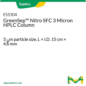 GreenSep&#8482; Nitro SFC 3 Micron HPLC Column 3&#160;&#956;m particle size, L × I.D. 15&#160;cm × 4.6&#160;mm