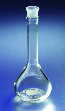 Pyrex&#174; wide mouth micro volumetric flask with Pyrex&#174; ST stopper capacity 25&#160;mL