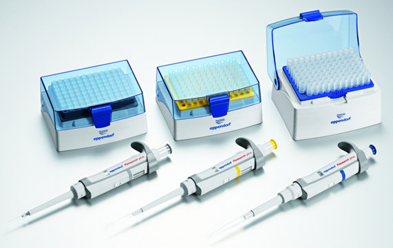 Eppendorf Research&#174; Plus G 3-pack, option 2, 2-20 uL/20-200 uL/100-1000 uL, includes epT.I.P.S.&#174; box