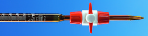 BRAND® compact SILBERBRAND burette, with PTFE stopcock volume 50 mL