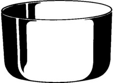 Nickel crucible High form, capacity 20 mL