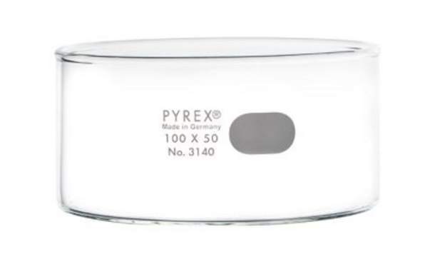 Pyrex&#174; 结晶皿 capacity 325&#160;mL, O.D. × H ~100&#160;mm × 50&#160;mm