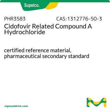 Cidofovir Related Compound A Hydrochloride certified reference material, pharmaceutical secondary standard