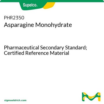 Asparagine Monohydrate Pharmaceutical Secondary Standard; Certified Reference Material