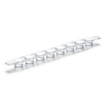 Eppendorf&#174; cap strips for PCR tubes flat, pkg of 120&#160;ea, 10 x 12 strips