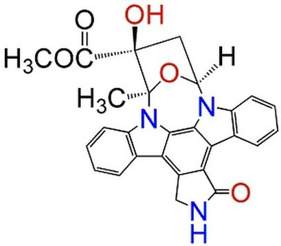 K-252a, Nocardiopsis sp. InSolution, &#8805;95%, A cell-permeable protein kinase inhibitor