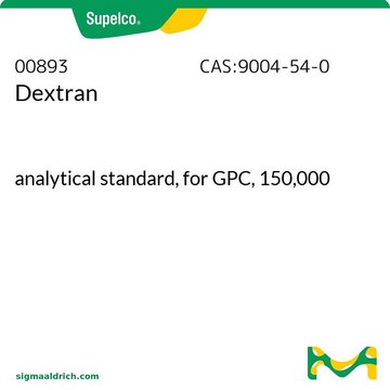 右旋糖酐 analytical standard, for GPC, 150,000