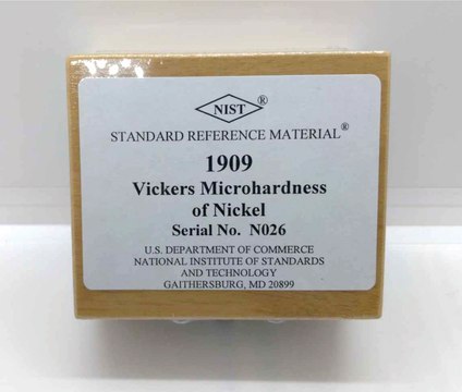 Vickers microhardness of nickel