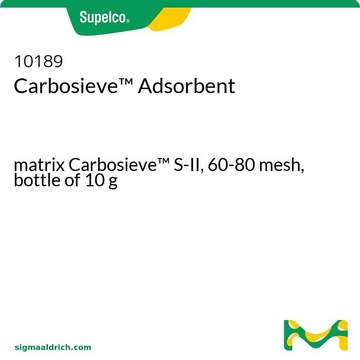 Carbosieve&#8482; Adsorbent matrix Carbosieve&#8482; S-II, 60-80&#160;mesh, bottle of 10&#160;g