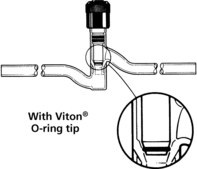 HI-VAC® vacuum valves 90° angle, bore 0-12 mm, O-ring tip: no