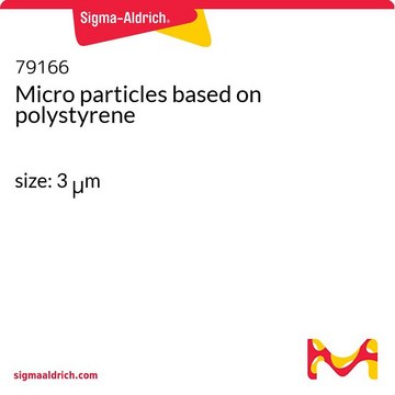 Micro particles based on polystyrene size: 3 &#956;m