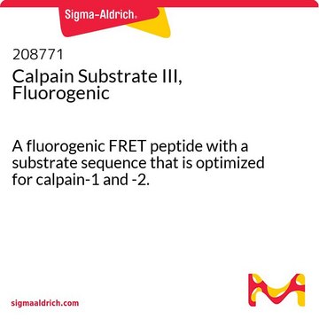 Calpain Substrate III, Fluorogenic A fluorogenic FRET peptide with a substrate sequence that is optimized for calpain-1 and -2.