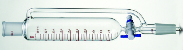 Synthware&#8482; pressure equalizing addition funnel with metering stopcock 60 mL, joint: ST/NS 14/20