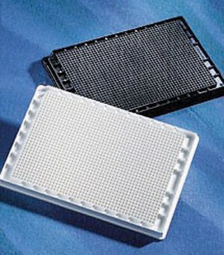 Corning&#174; 1536 well plates flat bottom clear polystyrene wells, non-treated, 50/cs, non-sterile, lid: no