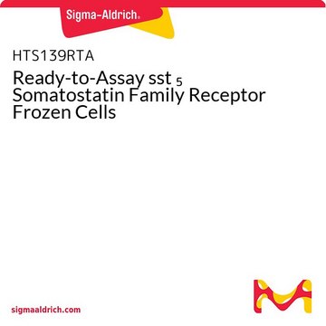 Ready-to-Assay sst 5 Somatostatin Family Receptor Frozen Cells