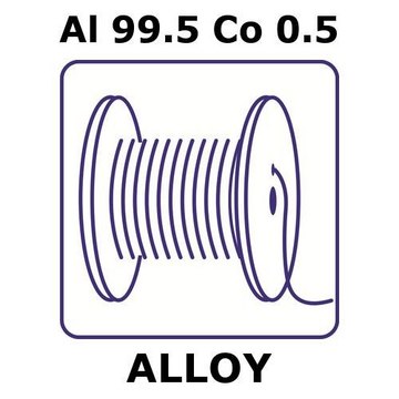 Aluminum-cobalt alloy, Al99.5Co0.5 0.5m wire, 1.0mm diameter, as drawn