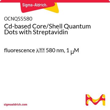 Cd-based Core/Shell Quantum Dots with Streptavidin fluorescence &#955;em&#160;580&#160;nm, 1&#160;&#956;M