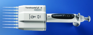 BRAND® Transferpette® S pipette, adjustable volume, multi-channel 12-channel, volume 0.5-10 μL