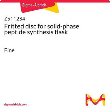 Fritted disc for solid-phase peptide synthesis flask Fine