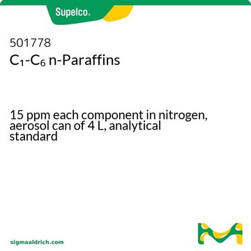 C1-C6 正链烷烃 15&#160;ppm each component in nitrogen, aerosol can of 4&#160;L, analytical standard