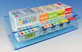 Tough-Tags™ dispensing station holds 5 boxes of Tough-Tags™