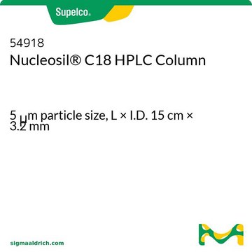 Nucleosil&#174; C18 HPLC Column 5&#160;&#956;m particle size, L × I.D. 15&#160;cm × 3.2&#160;mm