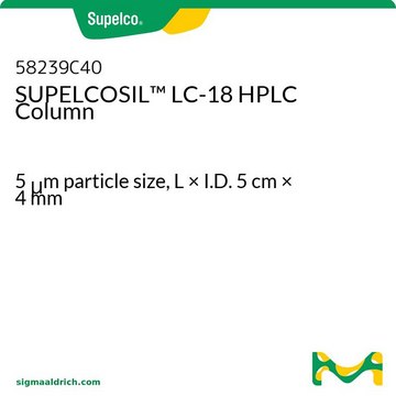 SUPELCOSIL&#8482; LC-18 HPLC 柱 5&#160;&#956;m particle size, L × I.D. 5&#160;cm × 4&#160;mm