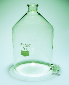 Pyrex&#174; Aspirator bottles with ground glass side socket 10000&#160;mL