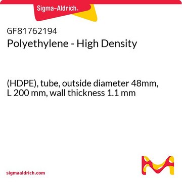 Polyethylene - High Density (HDPE), tube, outside diameter 48mm, L 200&#160;mm, wall thickness 1.1&#160;mm