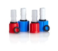 Pyrex® Quickfit(R) Polypropylene screwthread Connector 13 mm Screwthread Inlet and Outlet