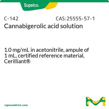 大麻萜酚酸(CBGA)标准液 CRM 溶液 1.0&#160;mg/mL in acetonitrile, ampule of 1&#160;mL, certified reference material, Cerilliant&#174;