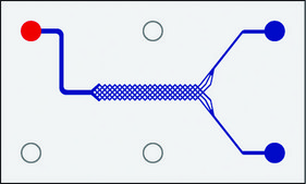 Glass microreactor HTM V-type X-WÜ