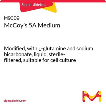 McCoy 5A培养基 Modified, with L-glutamine and sodium bicarbonate, liquid, sterile-filtered, suitable for cell culture