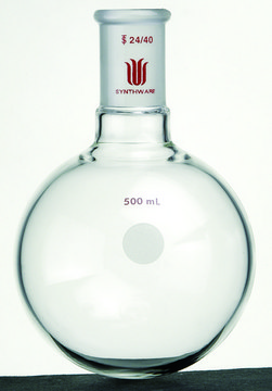 Synthware&#8482; single-neck round-bottom flask 100 mL, joint: ST/NS 24/40