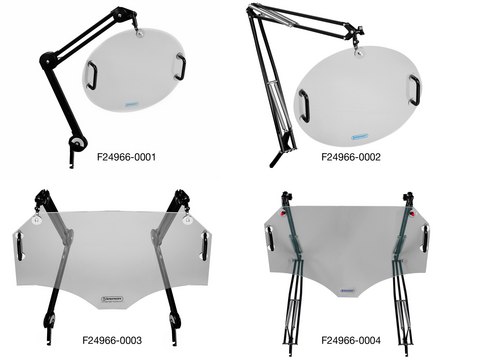 SP Bel-Art&#174; Splash Shield Table Mounting Fixture fixed table bracket, attaches permanently with screws to bench top