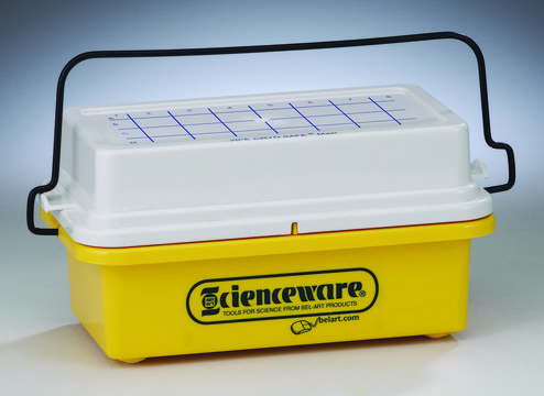 Bel-Art&#174; Cryo-Safe&#8482; Cooler Maxi -15oC, for tubes, 0.5 &#8209; 1.5&#160;mL, polycarbonate, no. of holes, 32