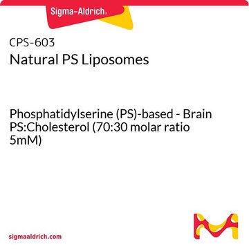 Natural PS Liposomes Phosphatidylserine (PS)-based - Brain PS:Cholesterol (70:30 molar ratio 5mM)