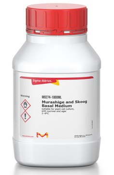 Murashige and Skoog Basal Medium suitable for plant cell culture, with sucrose and agar