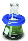 Vinyl-Coated Lead Ring ("C" shape) fits beaker size, 125 to 500 mL, blue
