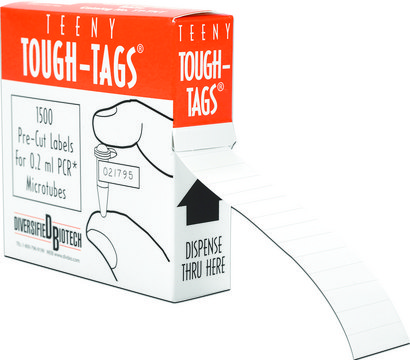 Tough-Tags&#8482; for PCR tubes, Teeny