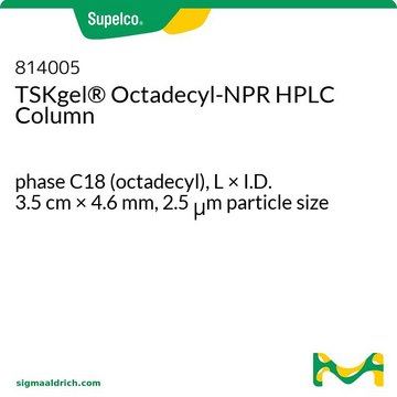 TSKgel&#174; Octadecyl-NPR HPLC Column phase C18 (octadecyl), L × I.D. 3.5&#160;cm × 4.6&#160;mm, 2.5&#160;&#956;m particle size